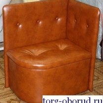 Банкетка (пуфик) со спинкой, с сиденьем и ящиком в прихожую, для обуви, для магазина, в спальню, PF-039