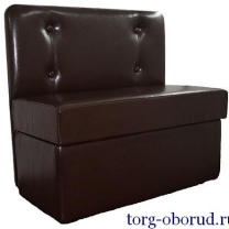 Банкетка (пуфик) со спинкой, с сиденьем и ящиком в прихожую, для обуви, для магазина, в спальню, PF-050