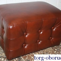 Банкетка (пуфик) в прихожую с сиденьем без ящика, для магазина, в спальню, мягкая, PF-069