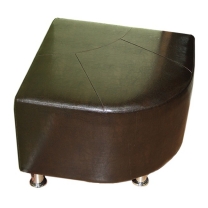 Банкетка (пуфик) с сиденьем угловая без ящика в прихожую, для магазина, в спальню, PF-137