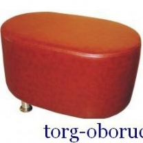 Банкетка (пуфик) с сиденьем овальная, без ящика в прихожую, для магазина, в спальню, PF-146