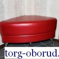 Банкетка (пуфик) с сиденьем угловая на ножках в прихожую, для магазина, в спальню, PF-149