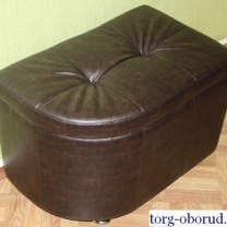 Банкетка (пуфик) с сиденьем в прихожую с ящиком, для обуви, для магазина, в спальню, мягкая, PF-193
