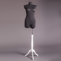 Манекен портновский женский (44-46) с бедром,нога дерево коричневое. D-7(дер)