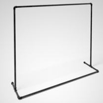 Вешало-стойка для одежды. Вешалка напольная стационарная, не регулируемая, двухсторонняя, одноярусная, MD-FIT 064