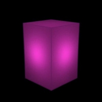 Демонстрационный куб светящийся, цвет фуксия. (без комплекта электрики) MD-M RO C446(фукс)