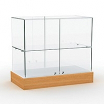 Торговый прилавок для магазина со стеклянным верхом, ширина 915мм. MD-П-2C