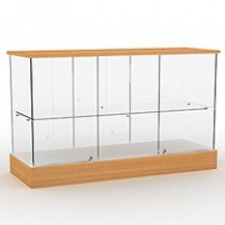 Торговый прилавок для магазина со столешницей из ДСП 16 мм, ширина 1350мм. MD-П-3П 