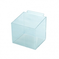 Короб из оргстекла (пластика) с креплением на торговую панель OL-678-TP