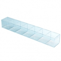 Короб из оргстекла(пластика) с семью ячейками OL-681/7 