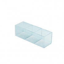 Короб из оргстекла с тремя ячейками OL-681/3 