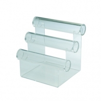 Подставка из оргстекла(пластика) под браслеты трехуровневая OL-727/3 