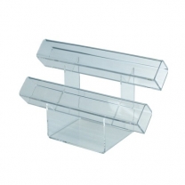 Подставка из оргстекла(пластика) для браслетов и часов двухуровневая OL-728/2 