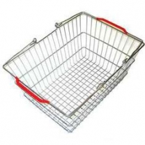 Корзина покупательская металлическая на 20 литров KTO-SB20-ZN
