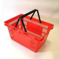 Корзина покупательская пластиковая на 27 литров KTO-SBP27