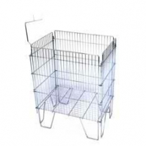Корзина для распродаж, хром, 410х610х850, KTO-WS046 