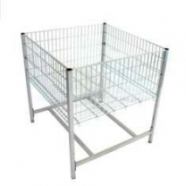 Корзина для распродаж 800х800х850, цинк, KTO-TS088