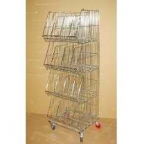 Стеллаж многоярусный, разборный, на колесах KTO-WBS4