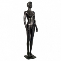 Манекен женский, черный,  для магазина белья и одежды MDb-01(черн)