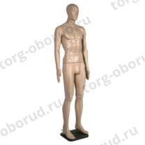 Манекен мужской, телесный, для оборудования магазинов одежды MMn-01(телес)