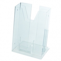 Карман объемный настольный с визитницей OL-161.1V/A4