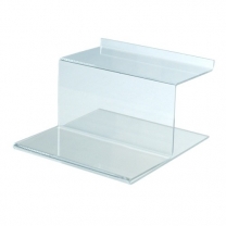 Полка из оргстекла универсальная двойная, "Лесенка" OL-506
