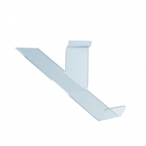 Полка из оргстекла для обуви наклонная, правая (опора мысок) OL-507R