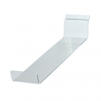 Полка из оргстекла для обуви наклонная, (опора мысок) OL-509M