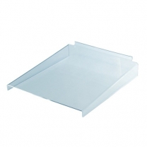 Полка из оргстекла для зимней обуви, с упором OL-514P