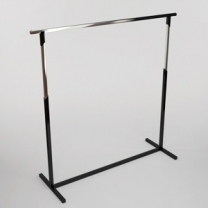 Вешало регулируемое, цвет хром\черный глянец, MD-OMV-001.P