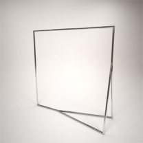 Вешало - стойка для одежды. Вешалка напольная металлическая одноярусная, полированная нержавеющая сталь, MD-NRG.001.PNS