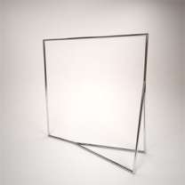 Вешало - стойка для одежды. Вешалка напольная металлическая одноярусная, шлифованная нержавеющая сталь, MD-NRG.001.NS