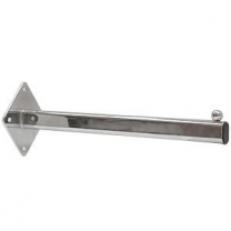 Кронштейн 300мм, 1 шарик, для крепления к стене при оборудовании магазина, цвет хром MD-W 113.YN