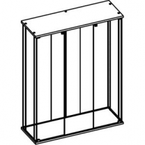 Торговая стеклянная витрина для магазина без полок и опор, MD-Okтa.006