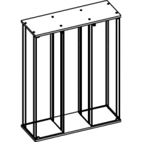 Торговая стеклянная витрина для магазина без полок и опор, MD-Okтa.007