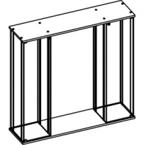 Торговая стеклянная витрина для магазина без полок и опор, MD-Okтa.008