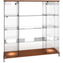 Торговая стеклянная витрина для магазина, без дополнительного освещения, MD-K.OKTP.008.COL