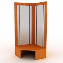 Торговая витрина для магазина открытая со стойками NeoFix, MD-FIN.S.CON.H.NF.00