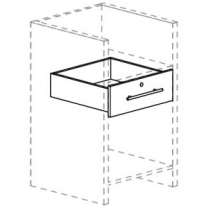 Ящик с замком для кассового прилавка MD-FIN.DSKKAS.55.P.00, MD-FIN.DSKDRV.55.00
