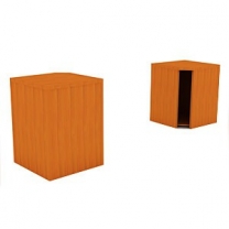 Торговый прилавок для магазина угловой внешний, MD-FIN.DSK.CON.OUT.00