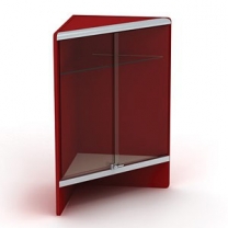 Торговый прилавок для магазина с дверками угловой наружный, MD-LW1-5050 NZ