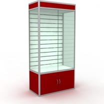 Торговая стеклянная витрина для магазина, с освещением, задняя стенка Торговая панель, MD-WW1-10050 ZD SD.EP