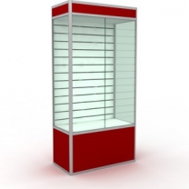 Торговая стеклянная витрина для магазина, с освещением, дверцы раздвижные, задняя стенка Торговая панель, MD-WW1-10050 Z SD.EP