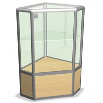 Торговый прилавок для магазина угловой наружный с распашной дверью, MD-LW III-5050 NZ