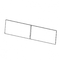 Раздвижные стеклянные двери (на полозках) для торговых прилавков MD-LW III-5092-GS, MD-LW III-5092-GS(D)