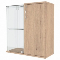 Торговый прилавок для магазина с местом под кассу, правый, дверцы распашные, MD-FVT.004.R