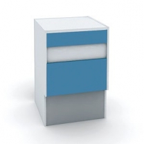 Торговый прилавок для магазина, глухой, MD-Каскад.001