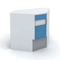 Торговый прилавок для магазина, угловой внутренний 90гр, MD-Каскад.003