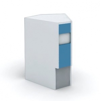 Торговый прилавок для магазина, угловой внутренний 45гр, MD-Каскад.005