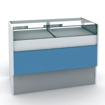 Торговый прилавок остекленный для магазина, MD-Каскад.008